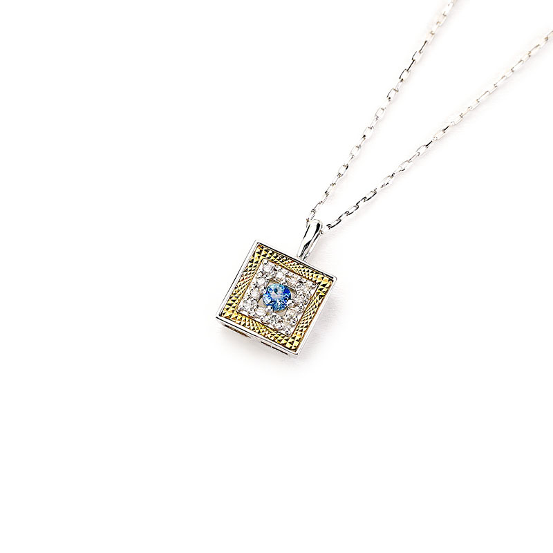 Pt/K18アレキサンドライトネックレス