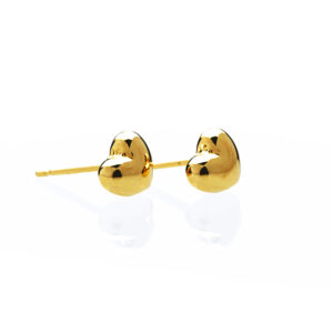 K18ハートスタッドピアス